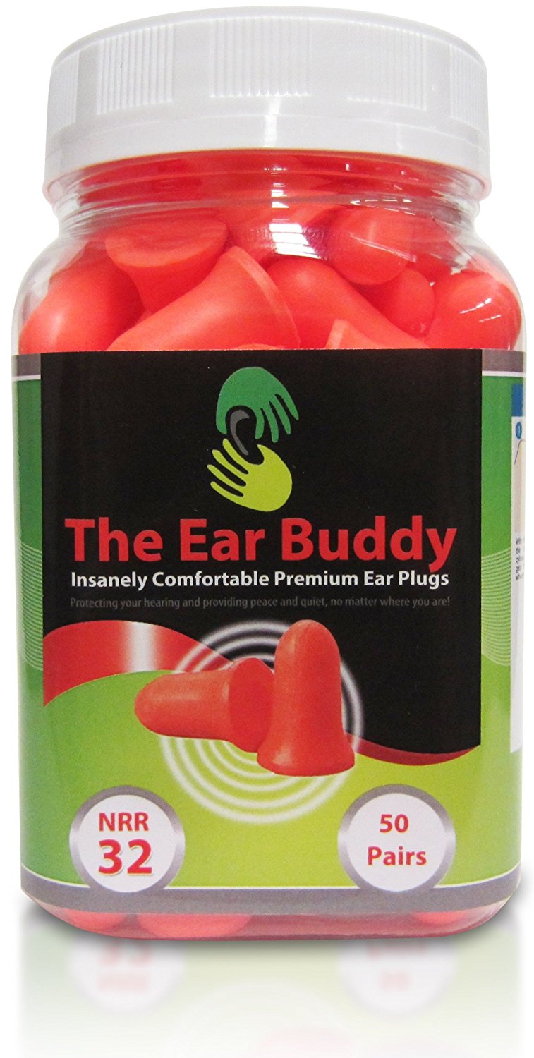 Ear Buddy Premium Soft Foam Ear Plugs
